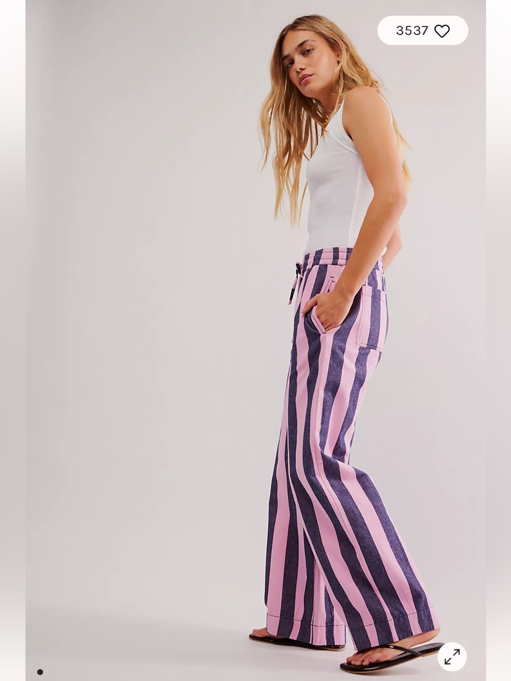 DAMSON MADDER
RAFE PANTS - PINK/NAVY STRIPE